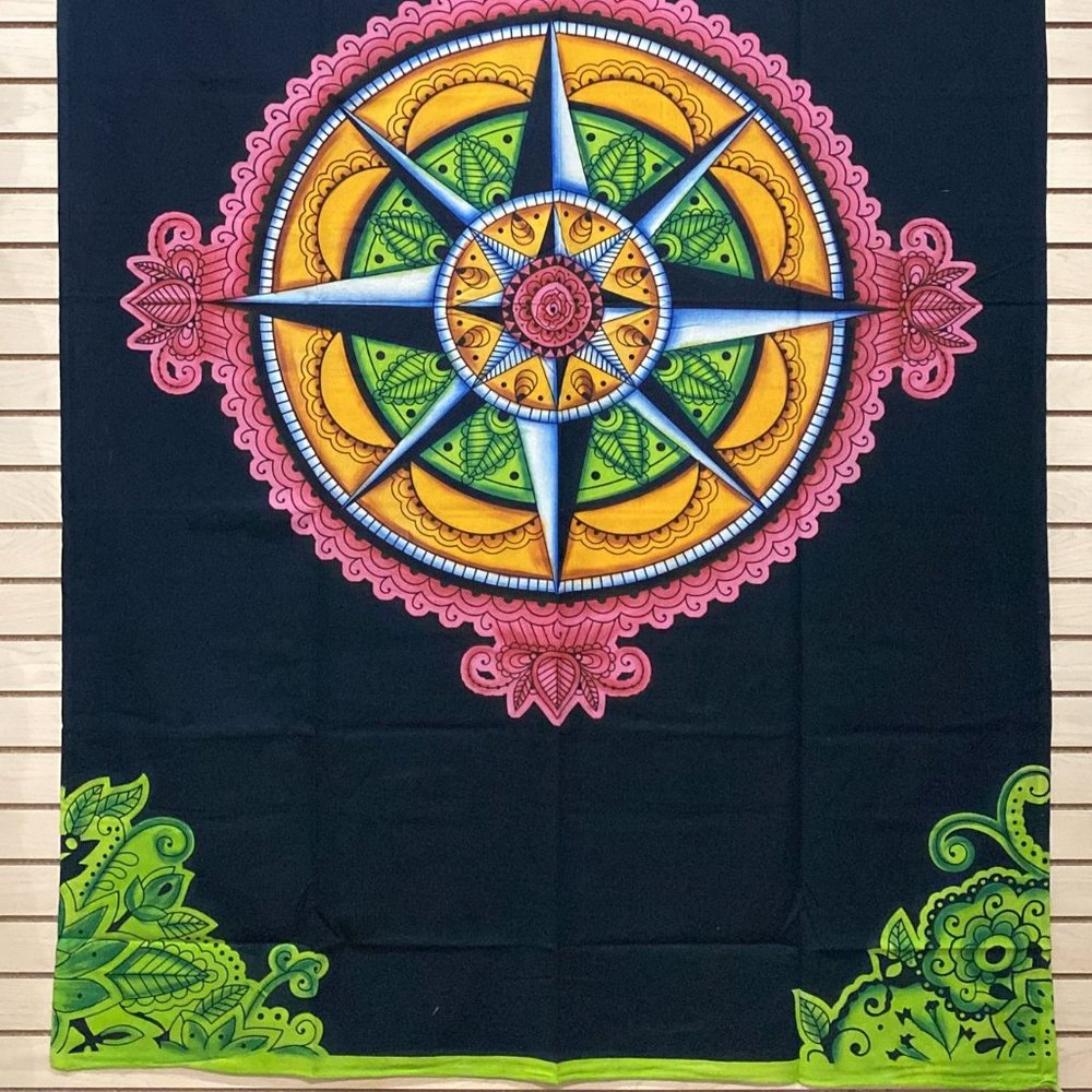Compass Mandala Tapestry - Picture 3 of 3